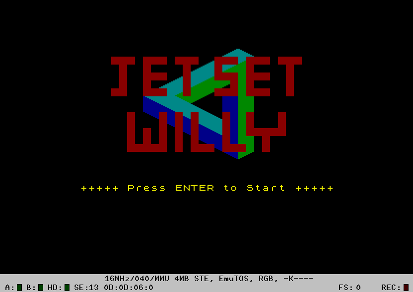 JetSet Willy (Atari ST)