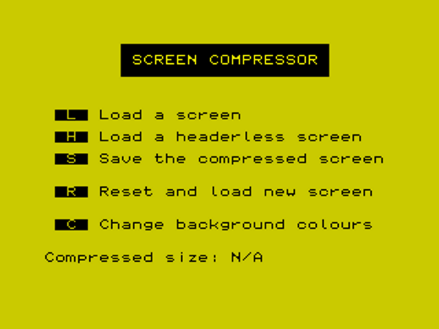 Screen Compress