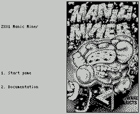 Manic Miner ZX81