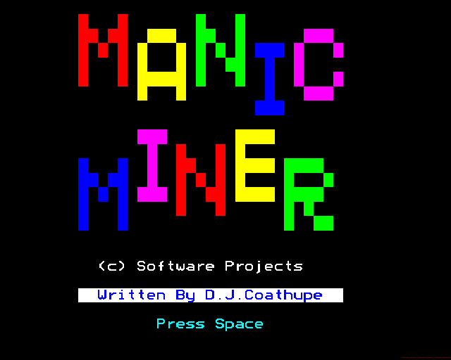 Manic Miner BBC Micro