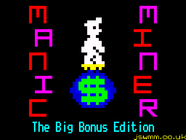 Manic Miner - The Big Bonus Edition