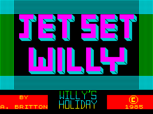 Completable tape version of "Jet Set Willy: Willy's Holiday"